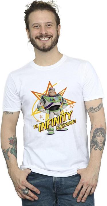 Actual product image Disney Mens Toy Story Buzz To Infinity T-Shirt (XL)