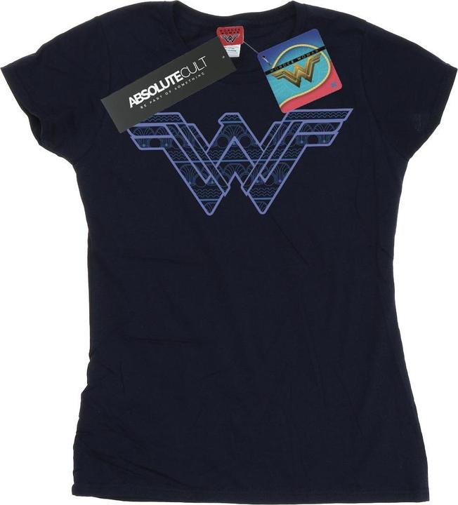 Wonder Woman Pattern Fill Logo TShirt