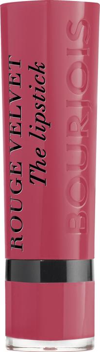 Actual product image Bourjois Paris Rouge Velvet Lūpdažis Lipstick 04 2.4g (04 Hip Hip Pink)