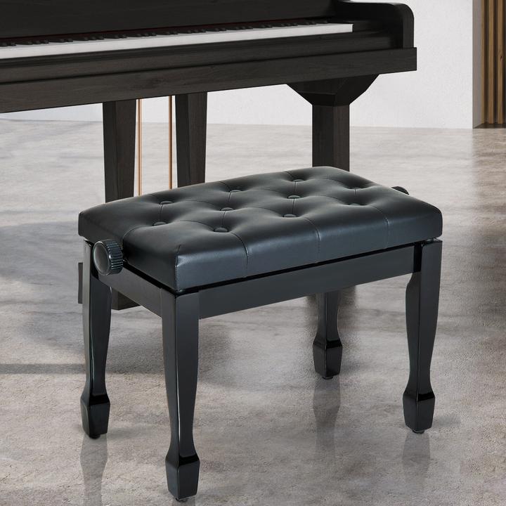 Image du produit Homcom Banc de piano Stylé, robuste, durable (Chaise de musicien)