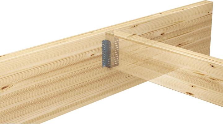 Actual product image GH Beam shoe combi 05/2.5 external 180x200 - hot-dip galvanised steel (Joist hanger, 1 pcs.)
