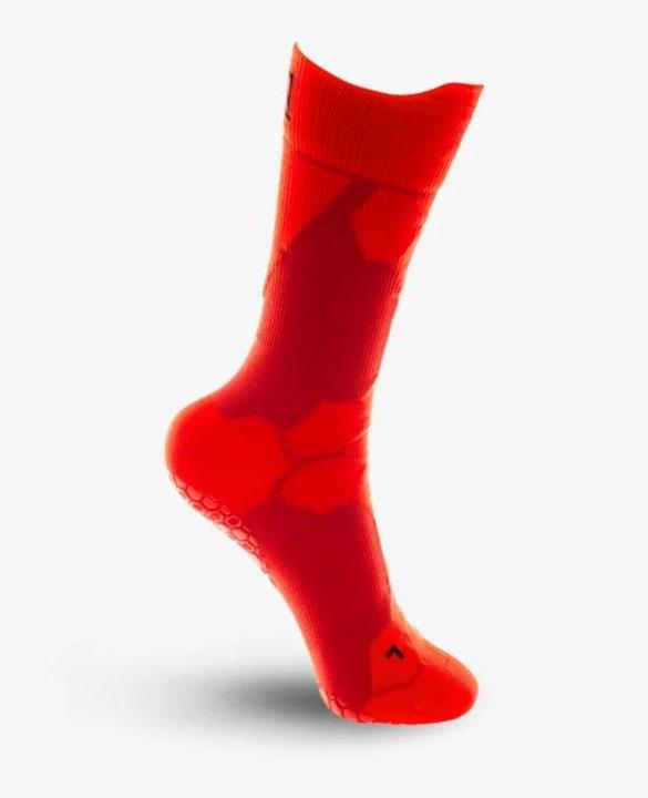 Produktbild NovoSoxx Fussballsocken Gr. 42-47 Grip Socken Fussball Strümpfe GripSoxx Rot (42 - 47)