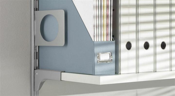 Actual product image Dolle Book clip for wall rail 142 x 118 mm silver