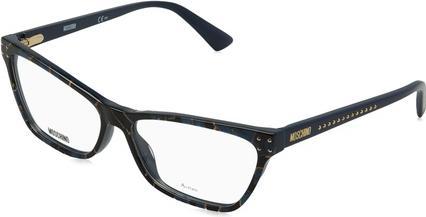 Actual product image Moschino Women's Sunglasses 44 Black Blue Havana