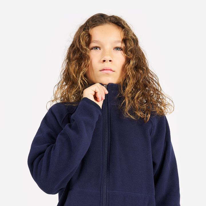 Immagine prodotto Tribord Giacca in pile da vela per bambini calda 100 blu/nero (10, 11, 12)