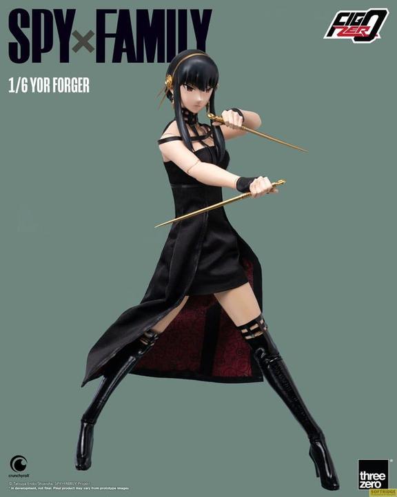 Actual product image ThreeZero Spy x Family FigZero Action Figure 1/6 Yor Forger 28 cm