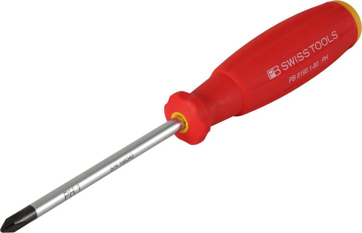 Image du produit PB Swiss Tools SwissGrip PB 8190.1-80 (Recouvrement cruciforme Phillipps (PH))