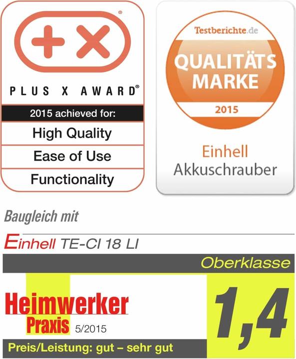 Image du produit Einhell TE-CI 18/1 Li (Fonctionnement sur batterie)