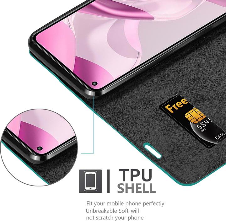 Actual product image Cadorabo Book Invis. Magnet sleeve (Xiaomi Mi 11 Lite, Xiaomi Mi 11 Lite 5G)