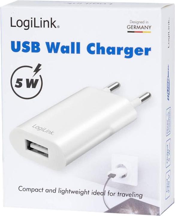 Produktbild LogiLink USB-Steckdosenadapter (5 W)