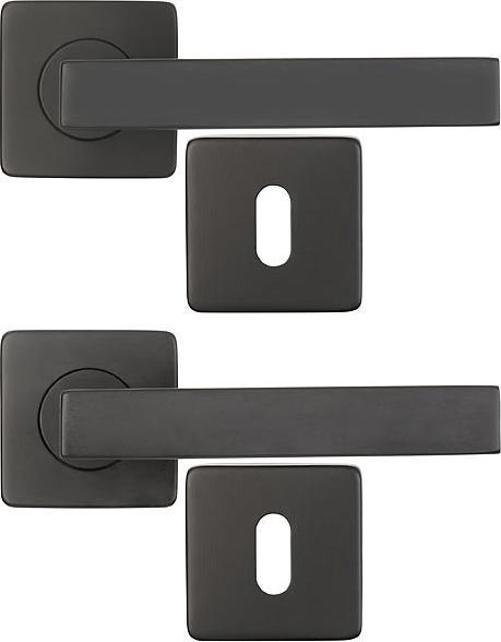 Immagine prodotto AGT Set di 2 ferramenta per porte in acciaio inox