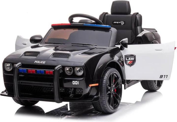 Immagine prodotto Es-toys Veicolo per bambini - Auto elettrica "Dodge Challenger Police" con licenza - Batteria 12V7A,2 (12 V)