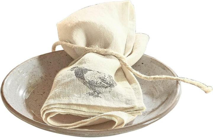 Produktbild Loberon Serviette 4er Set Walorine creme (4 x, 40 x 40 cm)
