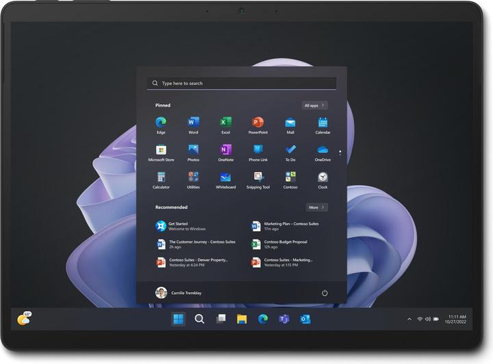 Image du produit Microsoft Surface Pro 9 for business (13", Intel Core i5-1245U, 8 Go, 512 Go, Sans disposition de clavier)