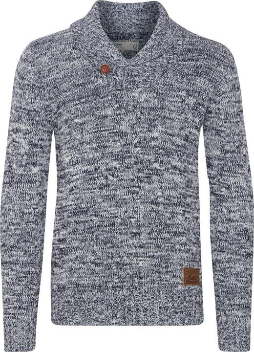 Image du produit Solid Phil Pull En Grosse Maille Pull-Over Tricot Pour Homme Avec Col Châle 100% Coton (S)