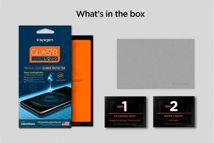 Immagine prodotto Spigen Vetro.tR nano liquido (1 Pezzo/i, Samsung Galaxy S9, Samsung Galaxy S9+)