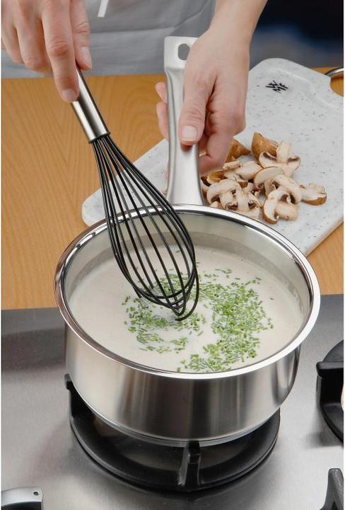 Productafbeelding WMF Klopper met siliconen draden 25cm Profi Plus roestvrij staal gematteerd, hittebestendig tot 200°C