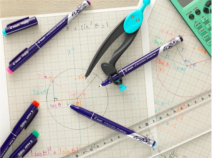 Image du produit Pilot FriXion (Vert, Bleu, Noir, Rouge, Bleu foncé, 4 x)