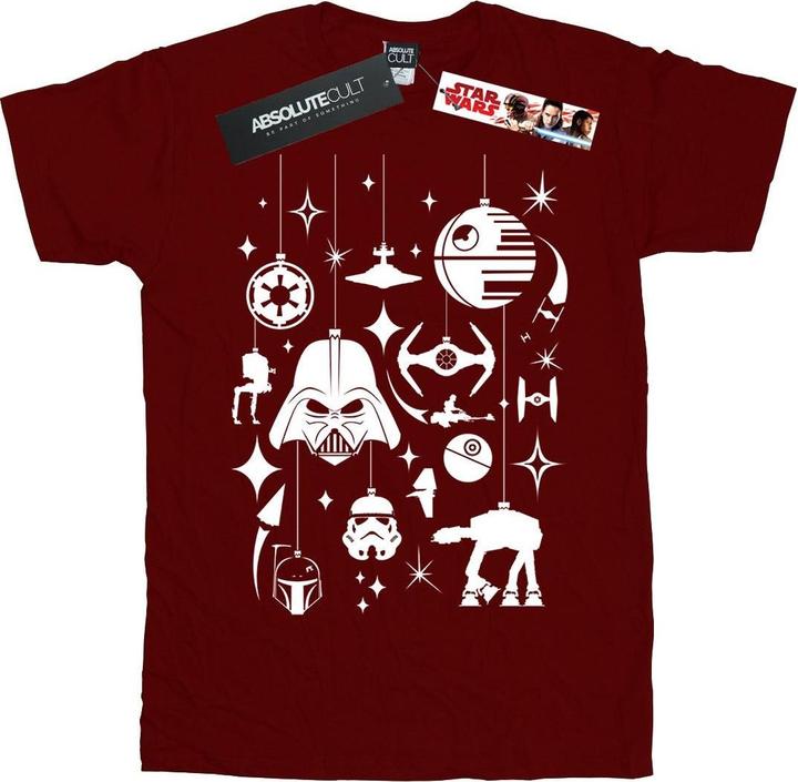 Actual product image Star Wars Boys Christmas Decorations T-Shirt (140, 146)
