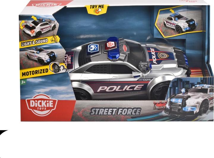Produktbild Dickie Police Car Street Force mit Licht und Sound