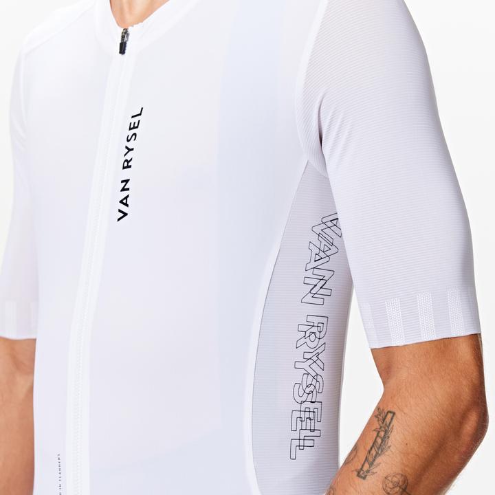 Image du produit Van rysel Maillot vélo route unisexe été manches courtes - Racer 2 blanc (M)