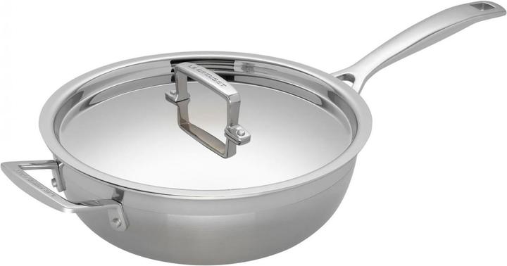 Immagine prodotto Le Creuset Padella Sauté (24 cm, Padella per friggere, Acciaio inossidabile)