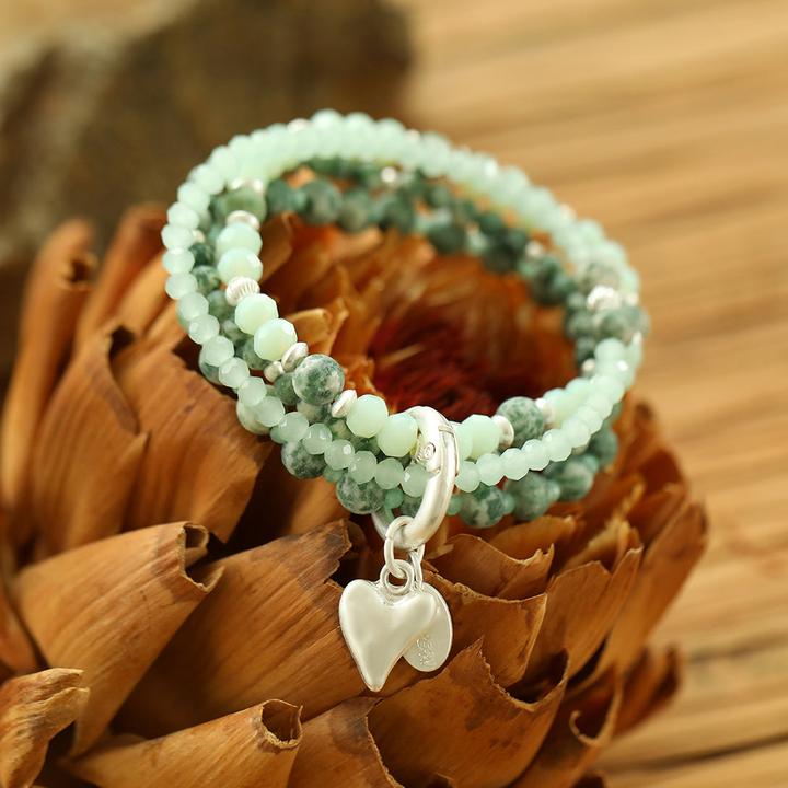 Actual product image Andreani Bracelet with real natural jade (8 cm)
