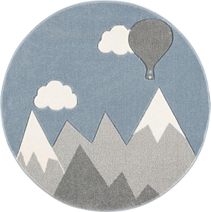 Immagine prodotto Scandic Living tappeto rotondo, montagne (Ø 133 cm)