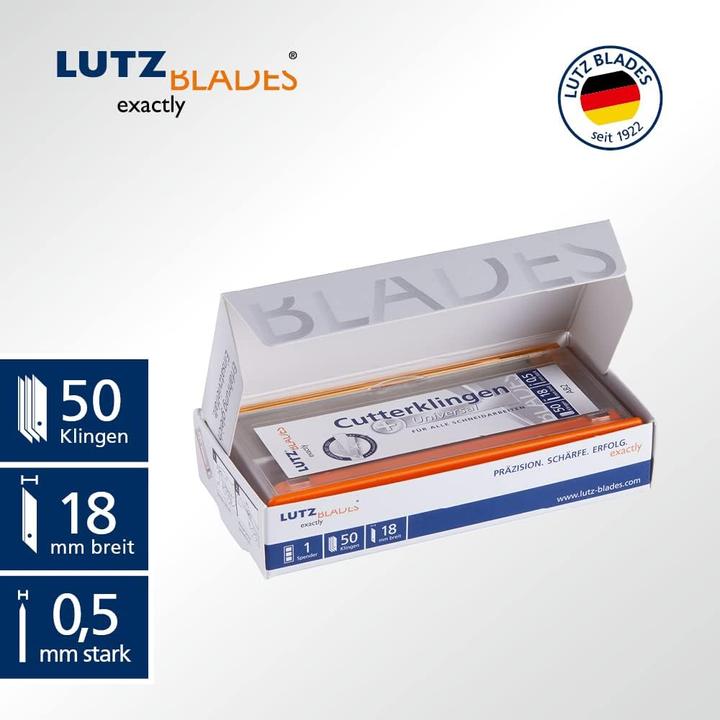 Image du produit Lutz Blades Universal Abbrechklingen-Set (50 Stück, 18mm) (Lame de rechange)