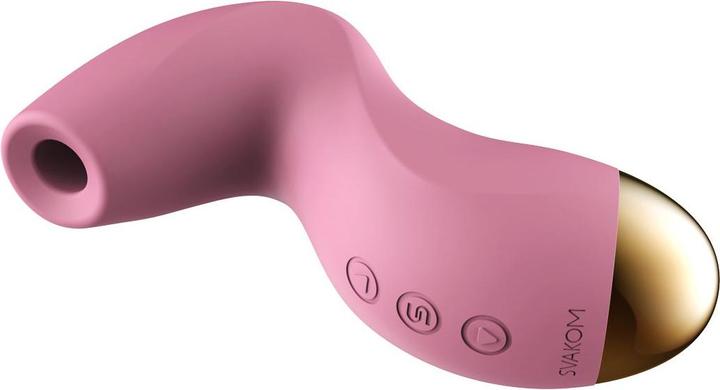 Actual product image Svakom Pulse Pure Deep Suction Stimulator Pale Pink
