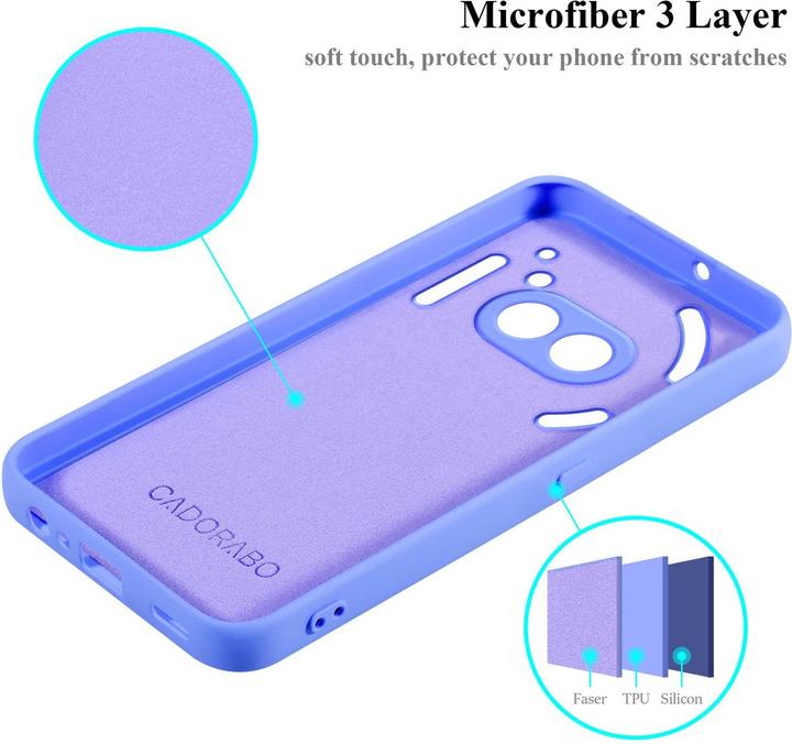 Immagine prodotto Cadorabo Custodia per Nothing Phone 2a TPU Liquid Silicone Case (Phonemax Rocky 2)