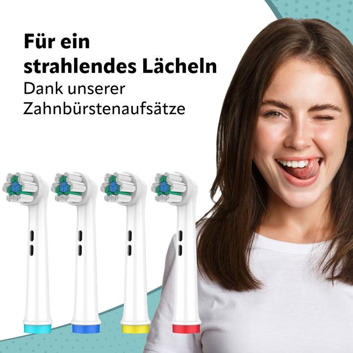 Image du produit Ora-Care Brosses de rechange Precision Clean compatibles avec Oral-B Lot de 8 (8 x)