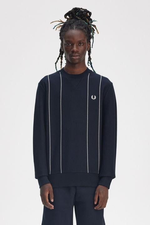 Produktbild Fred Perry Sweatshirt mit feinen Streifen (XL)