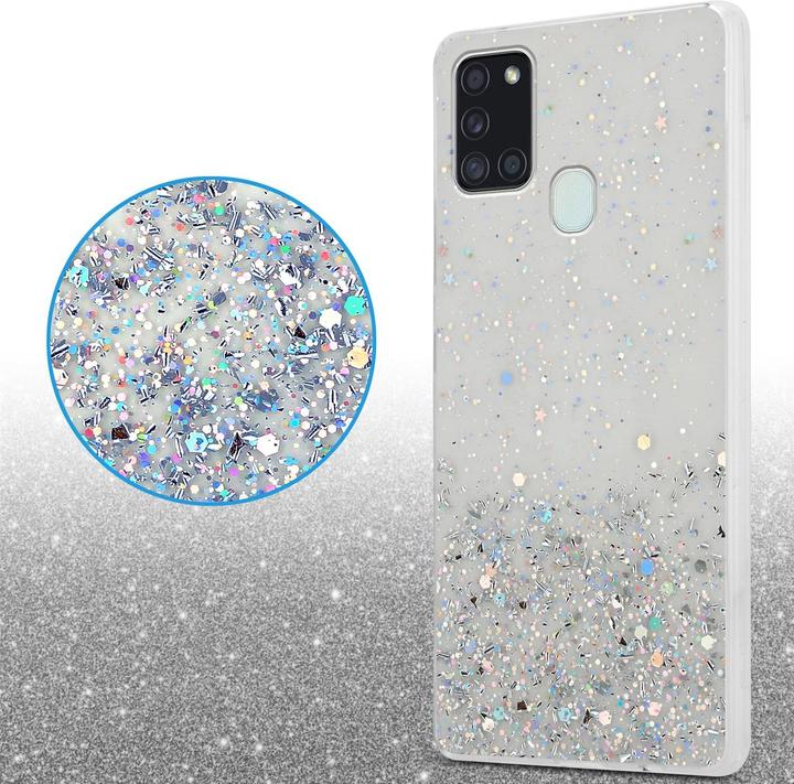 Image du produit Cadorabo Couverture TPU paillettes scintillantes (Samsung Galaxy A21s)