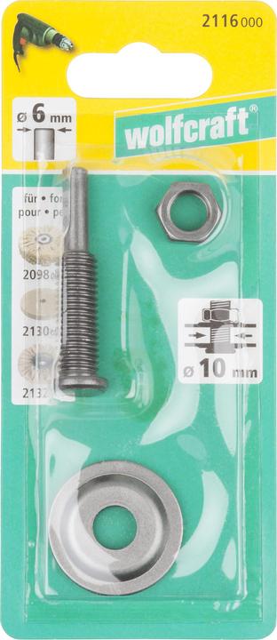 Produktbild wolfcraft Spanndorn für Bohrung 10 mm