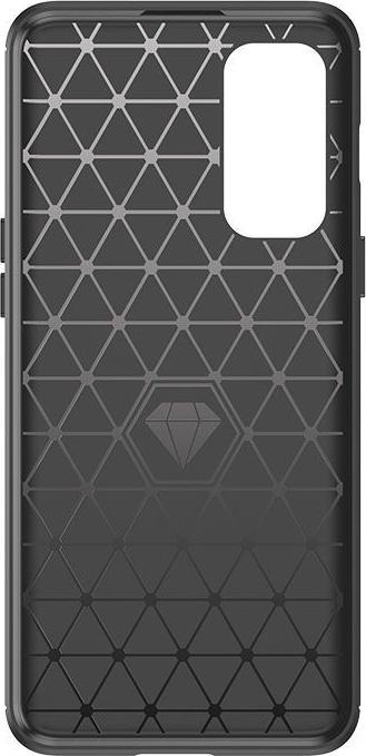 Produktbild Hurtel Carbon Case flexible Hülle für OnePlus Nord 2 5G schwarz (OnePlus Nord 2 5G)