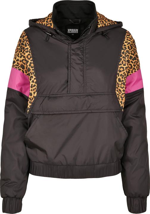 Urban Classics Ladies AOP Mixed Pull Over Jacket (XS)