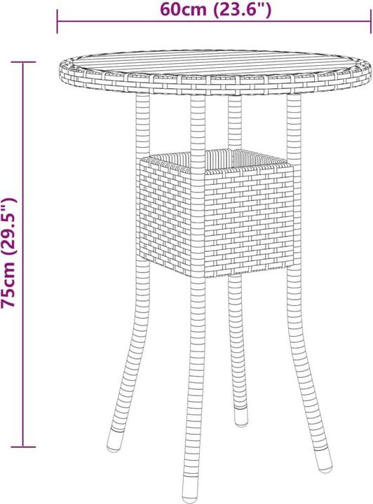 Produktbild VidaXL Garten Lounge Set
