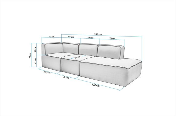 Produktbild Atelier del Sofa More (Ecksofa)