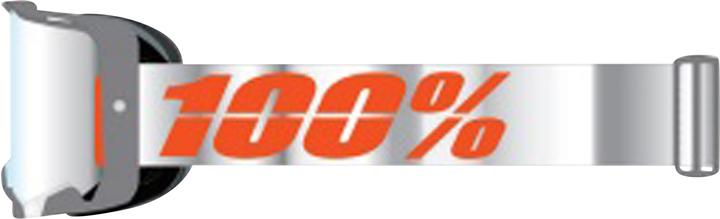 Immagine prodotto 100% Occhiale Armega HIPER Argento - Lente Argento Specchio (Argento, Specchio Argento)