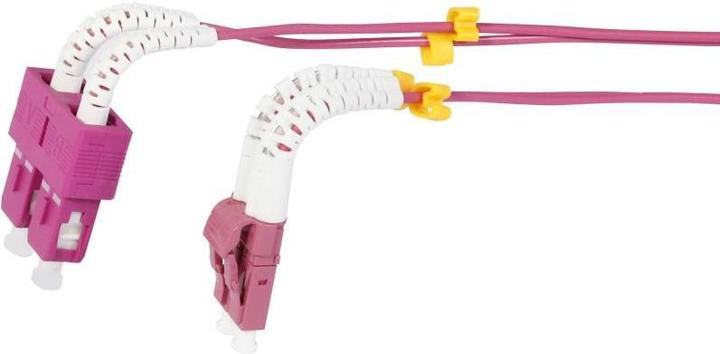 Actual product image Synergy 21 Cable fibre optic patch 1.0m LC-SC, 50/125um,OM4, AD=2mm, flexible bend protection *Synergy21* (CAT7, 1 m)