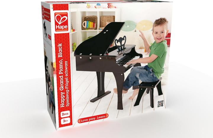Actual product image Hape Toy grand piano (Multilingual, English, German, French)