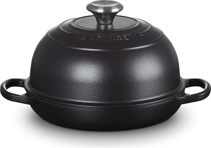 Le Creuset Rôtissoire à Pain Noire (24 cm, Cocotte + faitout, Fonte)