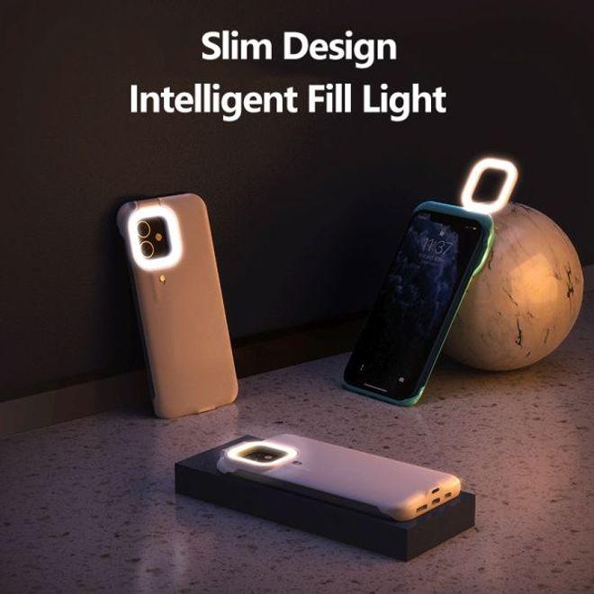 Actual product image MU Style LED Ring Light Phone Case (Apple iPhone 12, Apple iPhone 12 Pro)