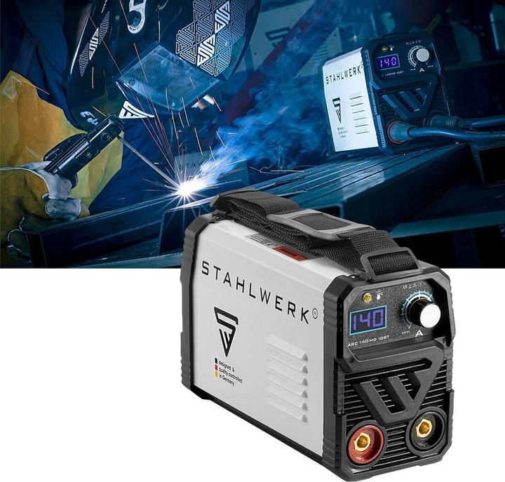 Produktbild Stahlwerk Schweissgerät ARC 140 MD - DC MMA, E-Hand, Lift-TIG Inverter 140 Ampere