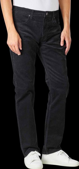 Actual product image Wrangler Greensboro (New Arizona) Cord Pant Straight Fit Bla (W42/L34)