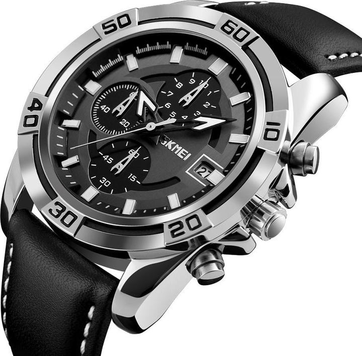 Produktbild Skmei 9156SIBK Herrenuhr + BOX