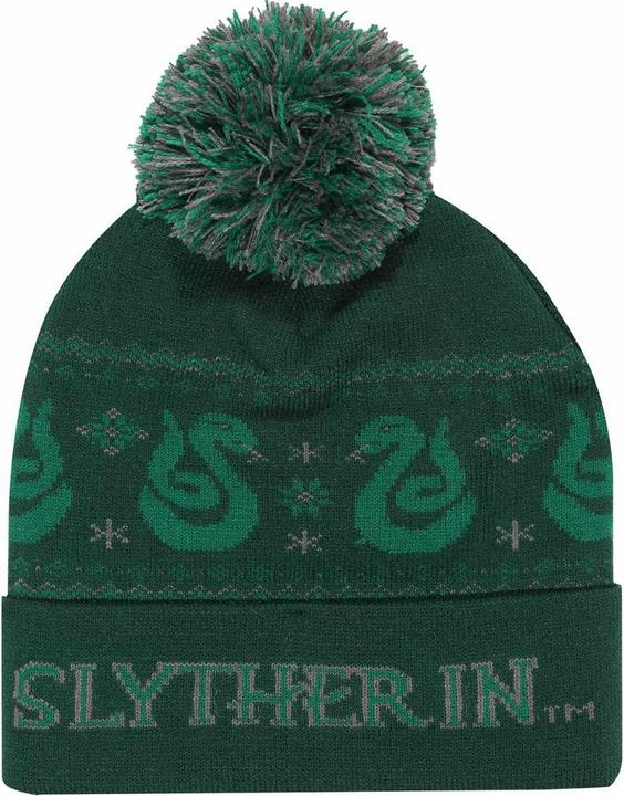 Actual product image Unisex Adult Snow Slytherin Beanie