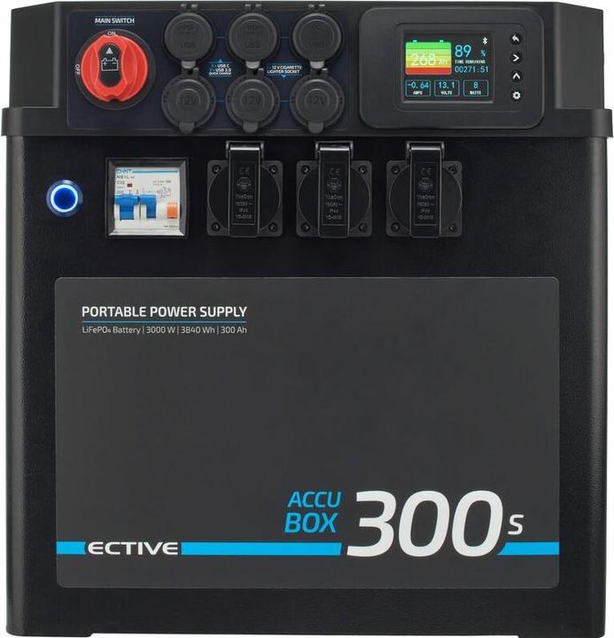 Actual product image Ective AccuBox 300S Powerstation (3.84 Wh, 38.60 kg)