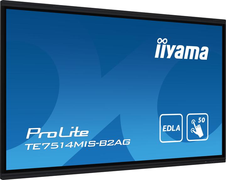Actual product image iiyama 75IN VA PANEL ANTI-GLARE 50 POINTS 3840X2160 8MS 435CD/M2 50 (3840 x 2160 Pixels, 75")